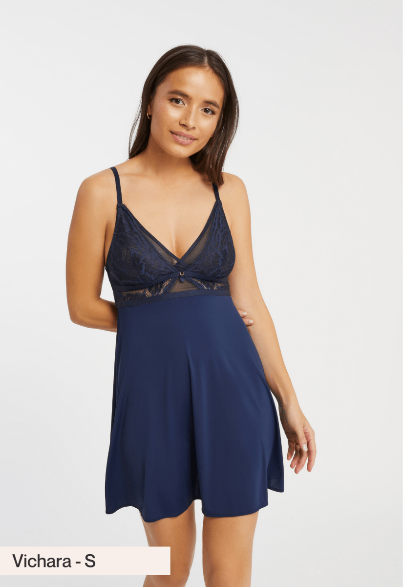 Montelle IntimatesBotanical Flirty Chemise Set Empire 9568Bravo Bra Boutique