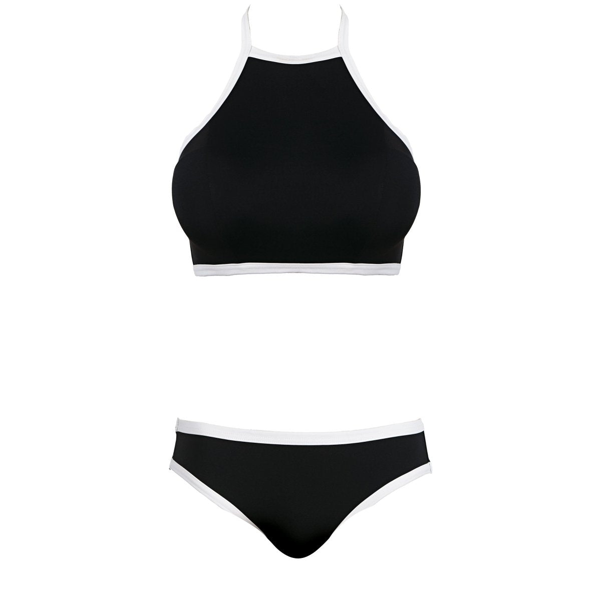 Freya SwimBack to Black UW High Neck Crop- AS3701Bravo Bra Boutique