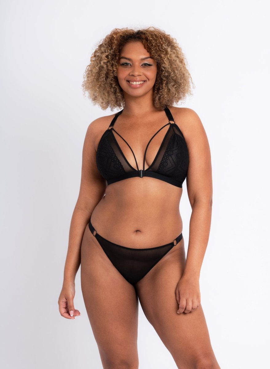 Curvy KateFront and Centre Bralette Black- CK052110Bravo Bra Boutique