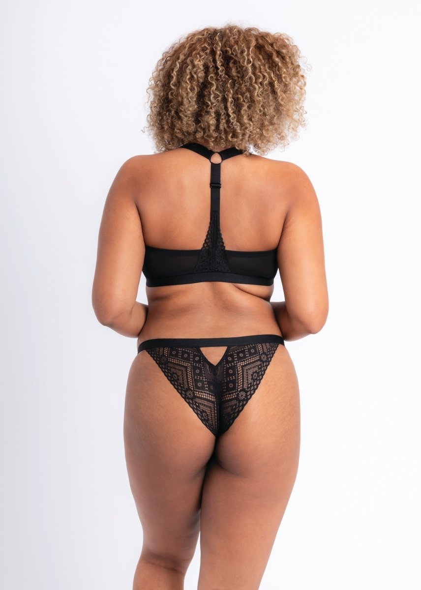 Curvy KateFront and Centre Bralette Black- CK052110Bravo Bra Boutique