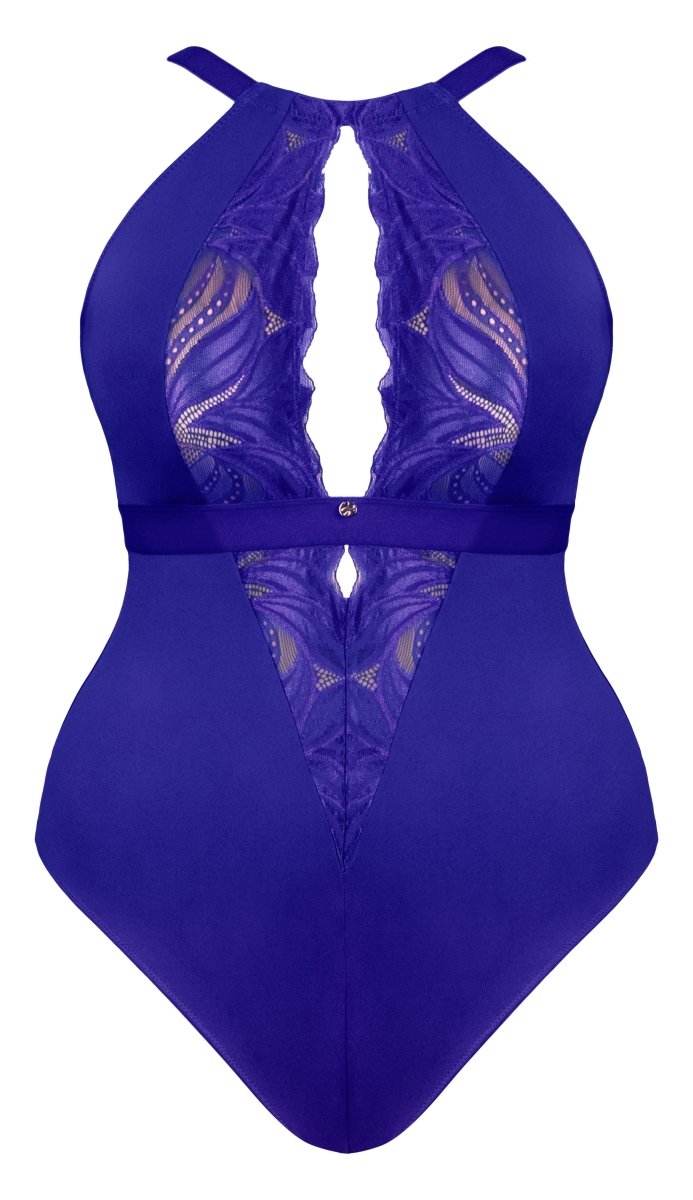 Scantilly by Curvy KateIndulgence Stretch Lace Bodysuit Ultraviolet- ST010704Bravo Bra Boutique