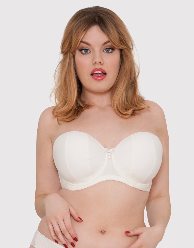 Curvy KateLuxe Strapless Multiway Bra Ivory- CK2601Bravo Bra Boutique