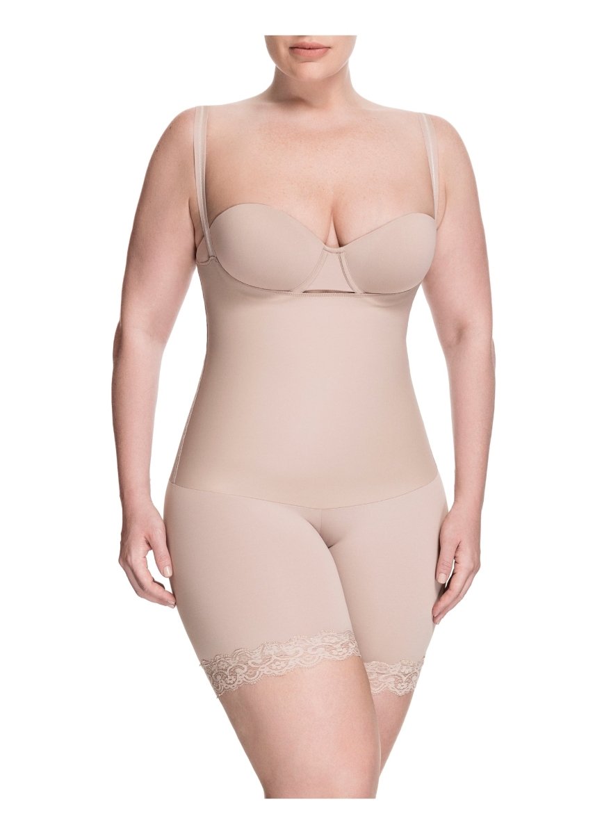 Wholesale 🌿Eco-friendly Seamless Instant Smooth Open-Bust Mid-Thigh Sh