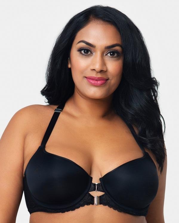 Curvy CoutureTulip Lace Front Close T-Shirt Bra- 1327Bravo Bra Boutique