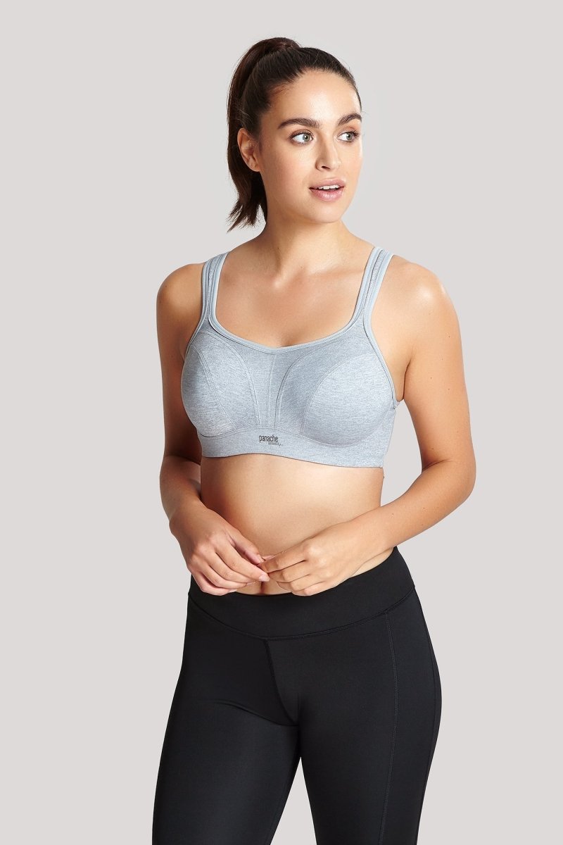 Body Up Intensity High Impact Underwire Sports Bra 36DDD, Grey Marle at   Women's Clothing store