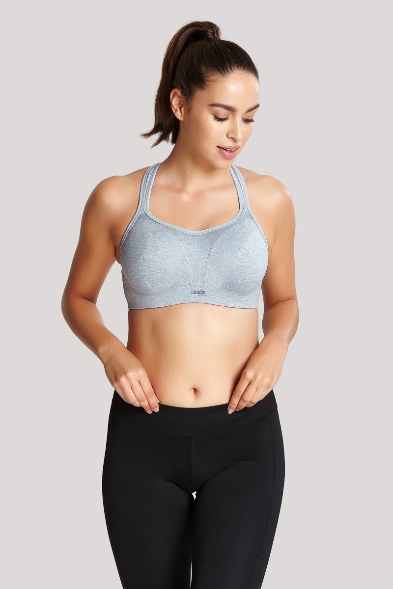 PanacheUnderwire Sports Bra Grey Marl- 5021Bravo Bra Boutique