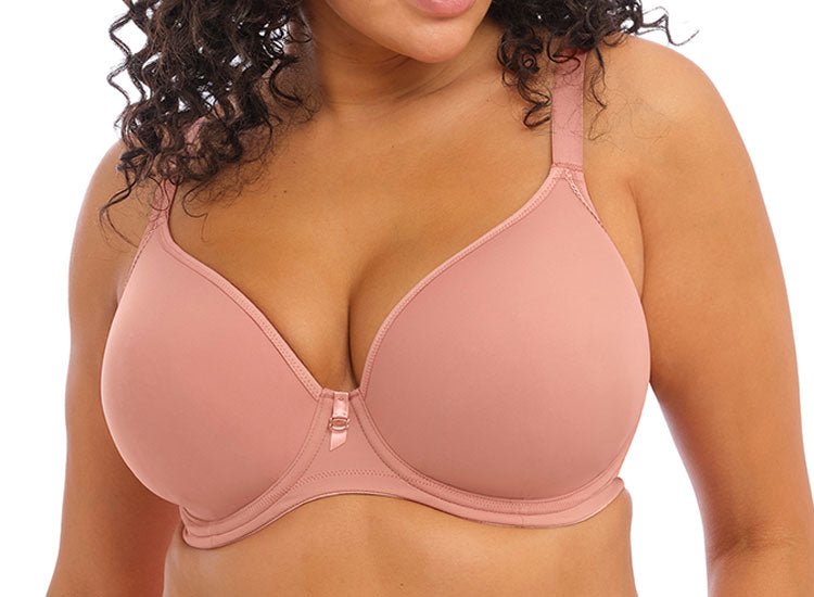 ElomiBijou Banded Moulded Plunge Bra Ash Rose EL8722ASEBravo Bra Boutique