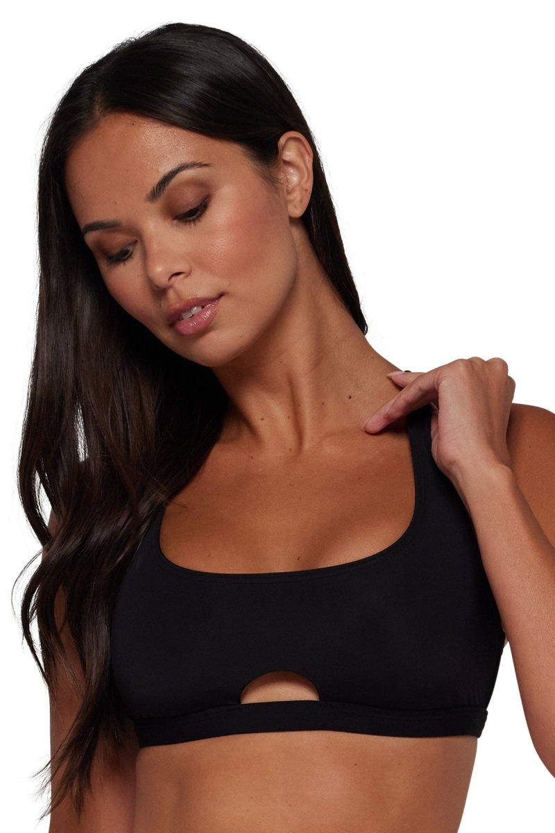 SunsetsBrandi Bralette Bikini Top Black - BLCK68TBravo Bra Boutique