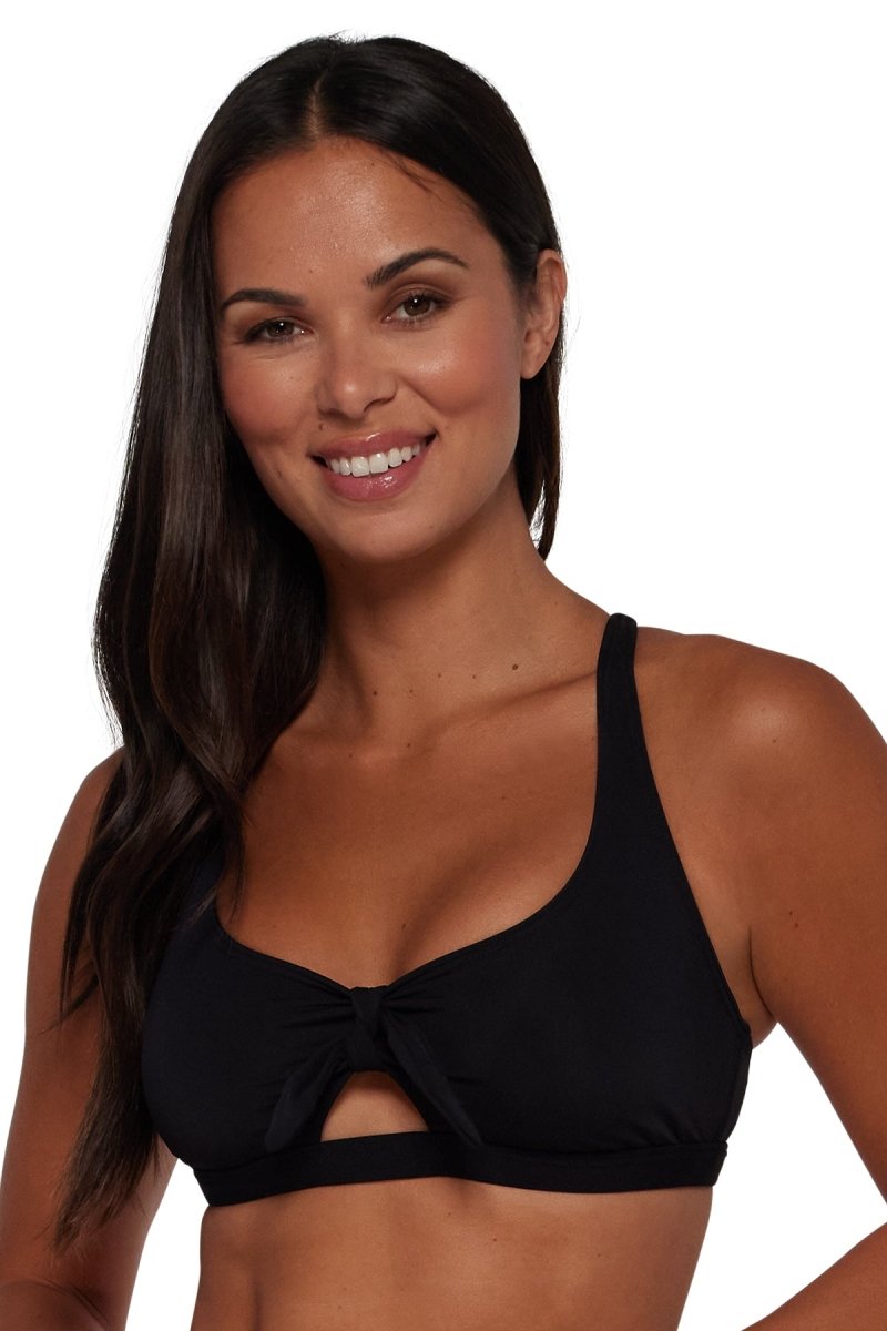 SunsetsBrandi Bralette Bikini Top Black - BLCK68TBravo Bra Boutique