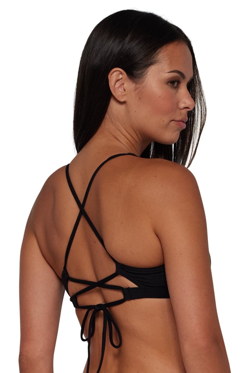 SunsetsBrandi Bralette Bikini Top Black - BLCK68TBravo Bra Boutique