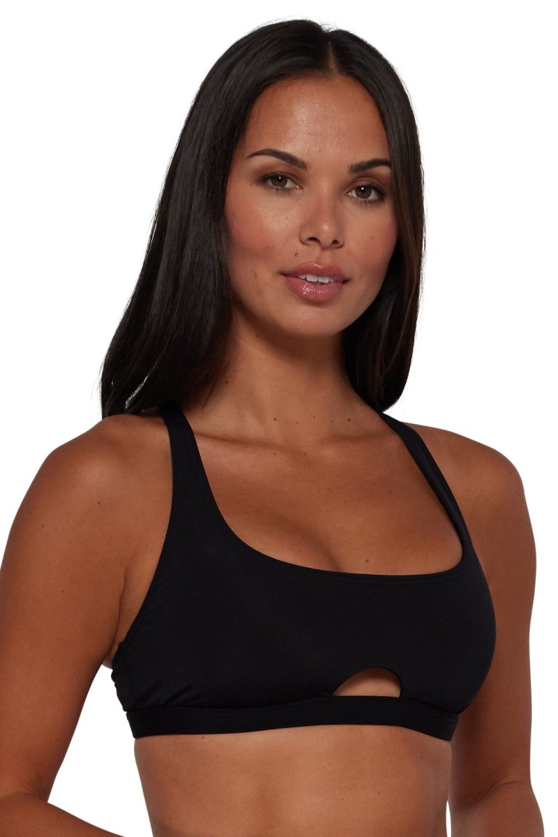 SunsetsBrandi Bralette Bikini Top Black - BLCK68TBravo Bra Boutique