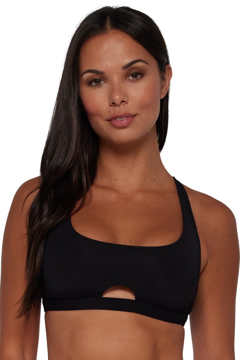SunsetsBrandi Bralette Bikini Top Black - BLCK68TBravo Bra Boutique
