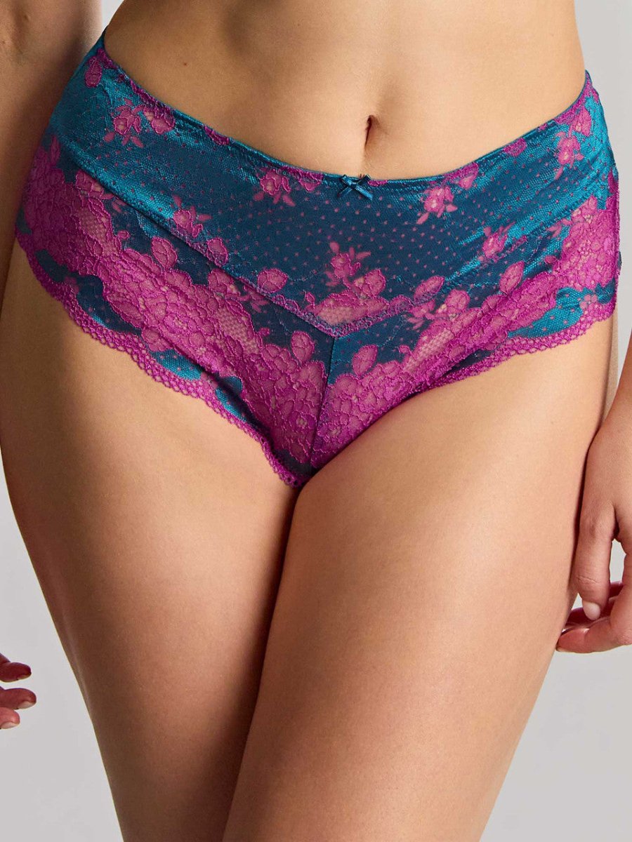 PanacheClara Deep Brief 7258 Teal/MagentaBravo Bra Boutique