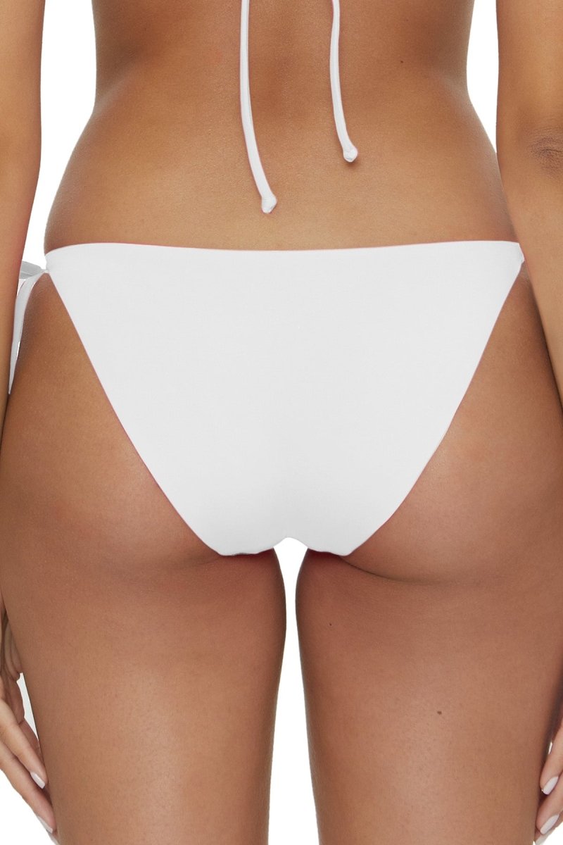 Becca by Rebecca VirtueColor Code Tie Side Bikini Bottom White 854447WHTBravo Bra Boutique