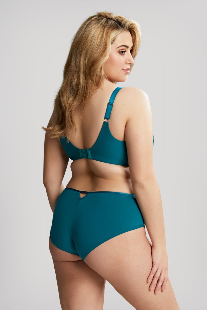 Sculptresse by PanacheDionne Full Cup Bra Teal Animal 9695Bravo Bra Boutique
