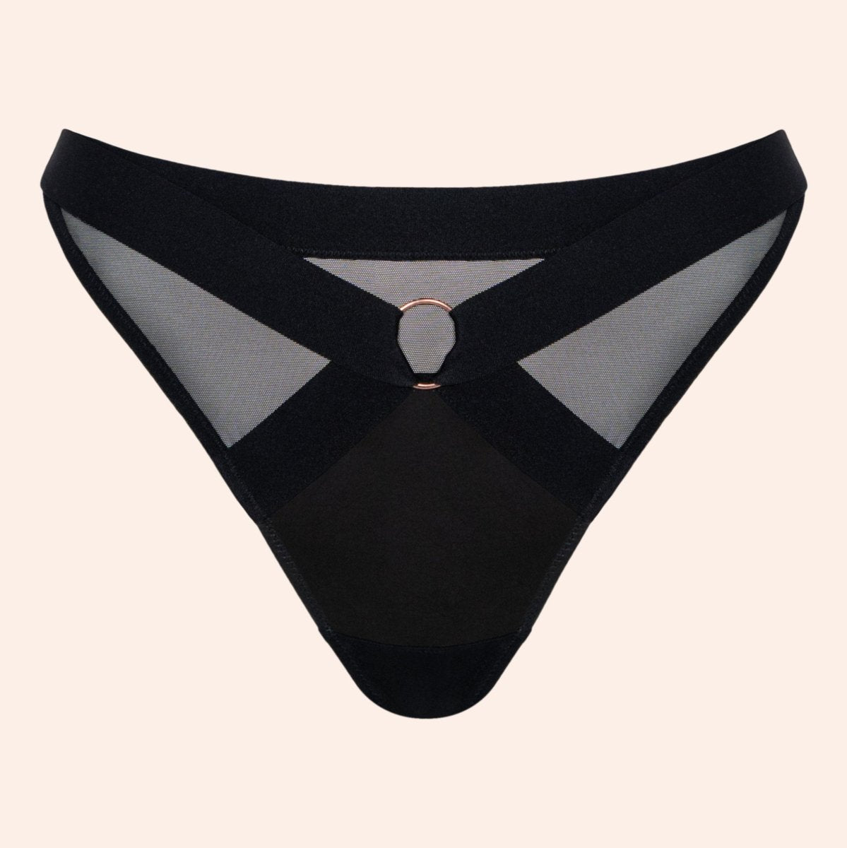 Scantilly by Curvy KateHarnessed Thong Black ST008207BLKBravo Bra Boutique