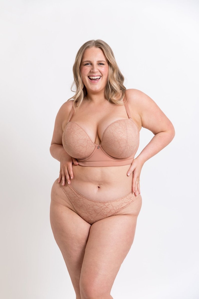 Curvy KateHey Girls SuperPlunge Strapless Multiway Bra Latte Beige CK071108LATBravo Bra Boutique