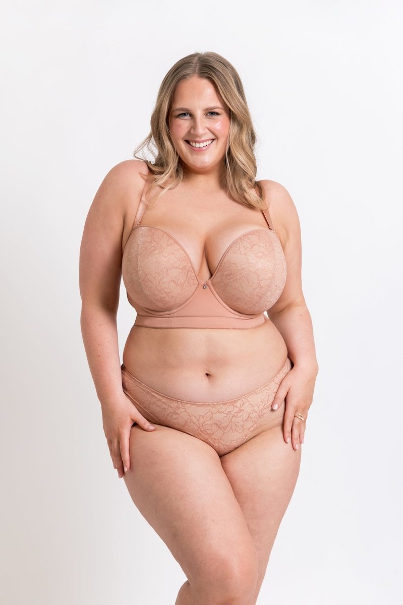 Curvy KateHey Girls SuperPlunge Strapless Multiway Bra Latte Beige CK071108LATBravo Bra Boutique