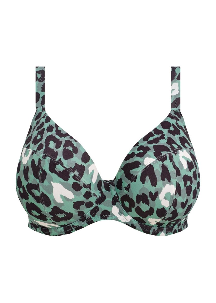 Elomi SwimJungle Bay UW Plunge Bikini Top ES802002OLEBravo Bra Boutique