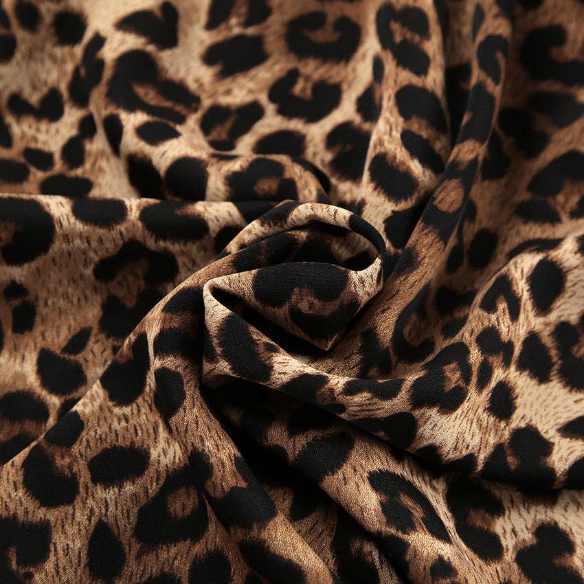Dipped ShopLeopard Print Lapel Sleepwear Sets DPS2201Bravo Bra Boutique