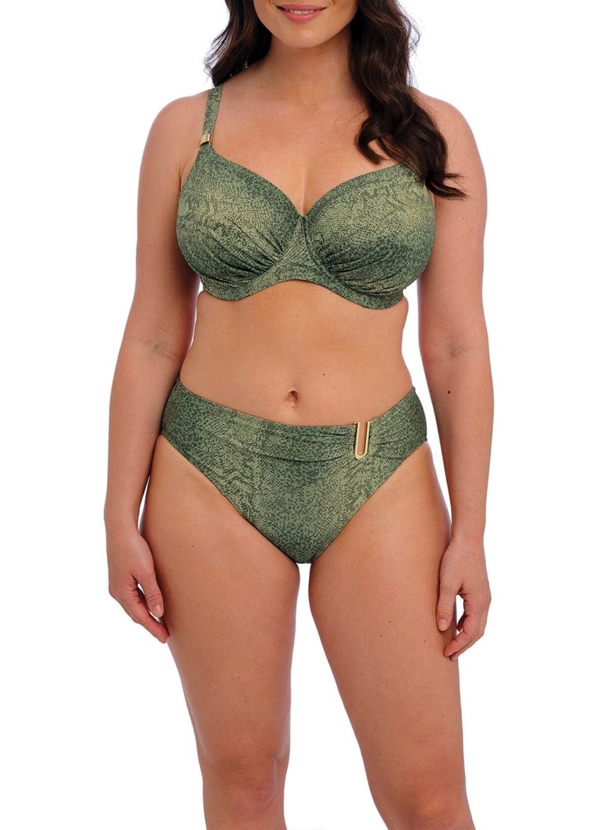 Fantasie SwimMaya Bay Gathered Full Cup Bikini Top Peridot FS505701PRIBravo Bra Boutique