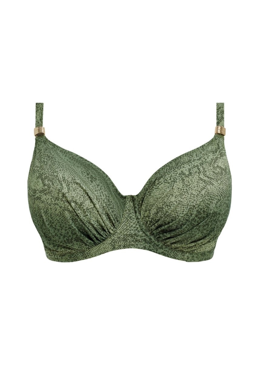 Fantasie SwimMaya Bay Gathered Full Cup Bikini Top Peridot FS505701PRIBravo Bra Boutique
