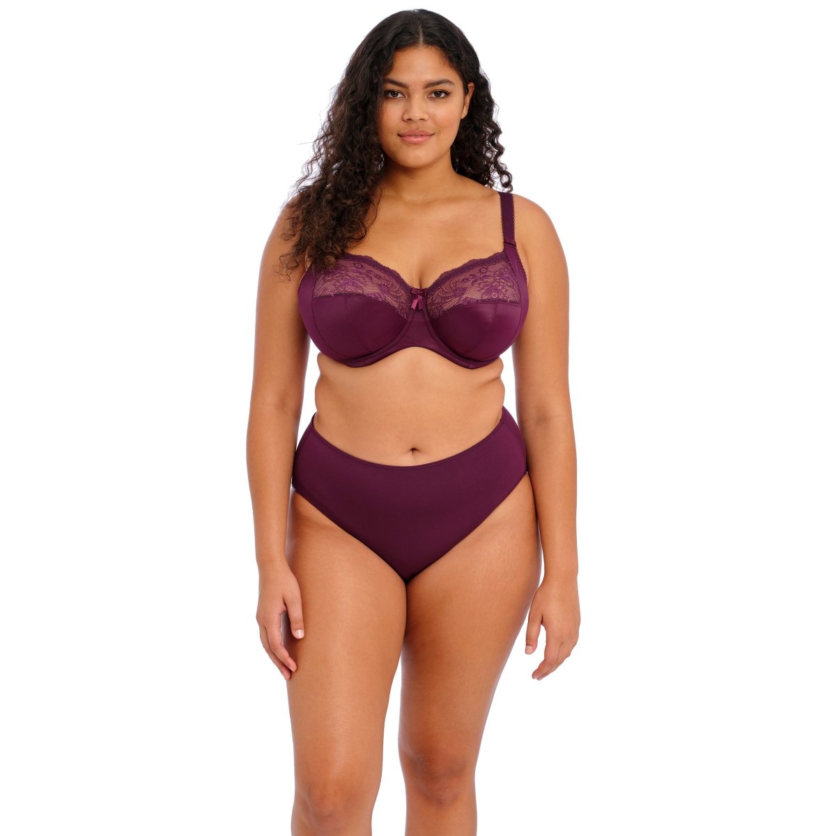 ElomiMorgan Stretch UW Banded Bra Blackberry EL4111BLYBravo Bra Boutique