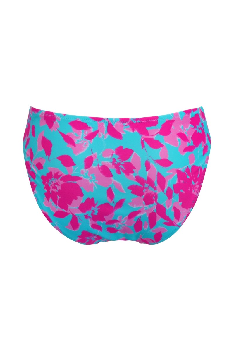 Pour Moi SwimOcean Breeze Tab Swim Brief Blue Floral 31502Bravo Bra Boutique