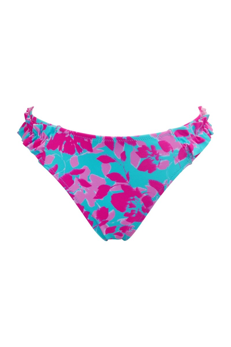 Pour Moi SwimOcean Breeze Tab Swim Brief Blue Floral 31502Bravo Bra Boutique