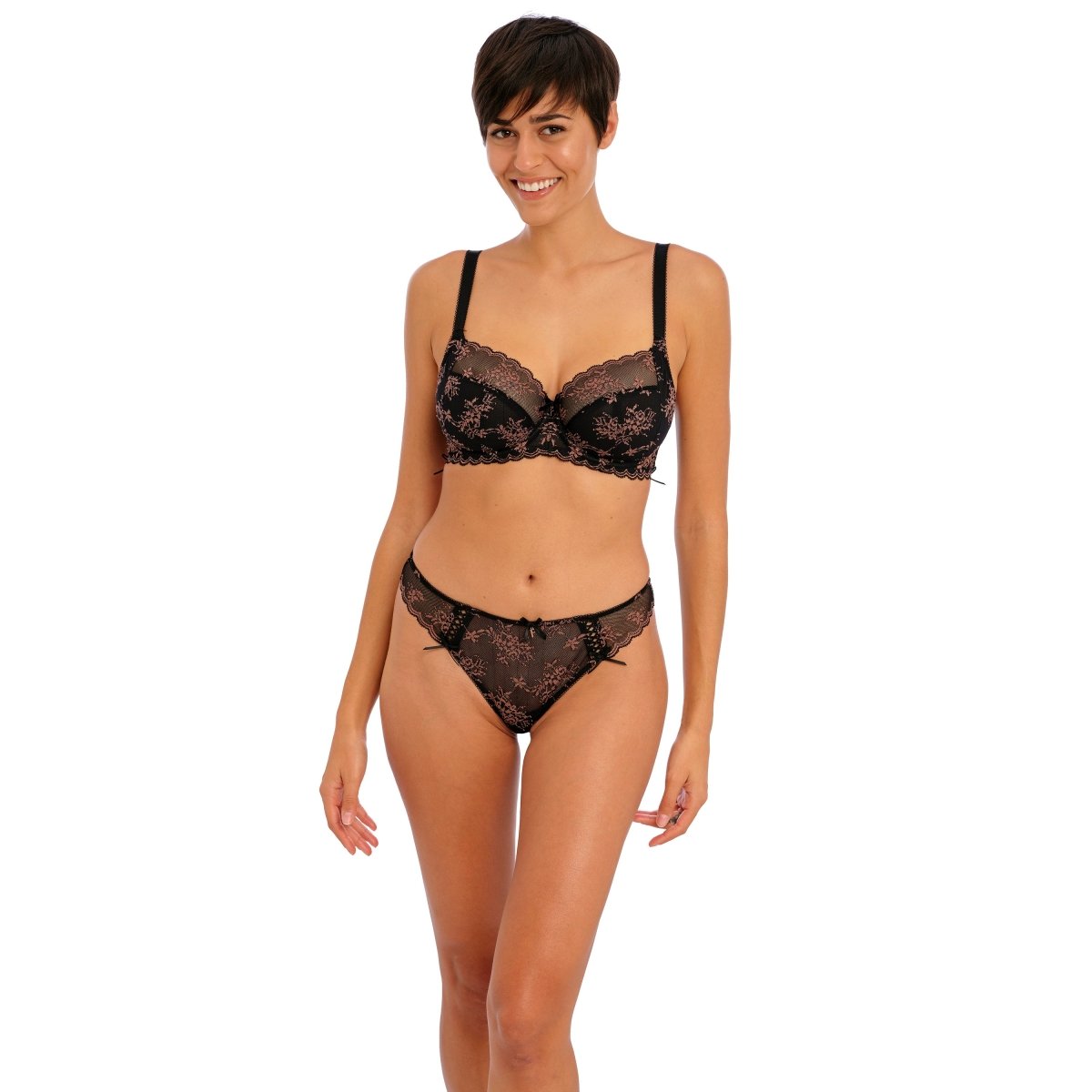 FreyaOffbeat Decadence Side Support Bra Black AA402501BLKBravo Bra Boutique