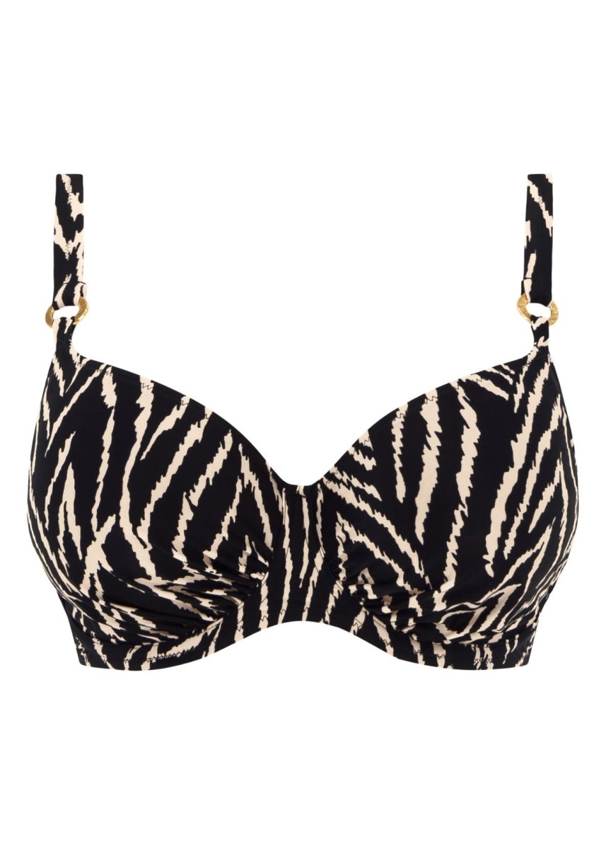 Fantasie SwimSilhoutte Island Full Cup Bikini Top Monochrome FS504501MOMBravo Bra Boutique