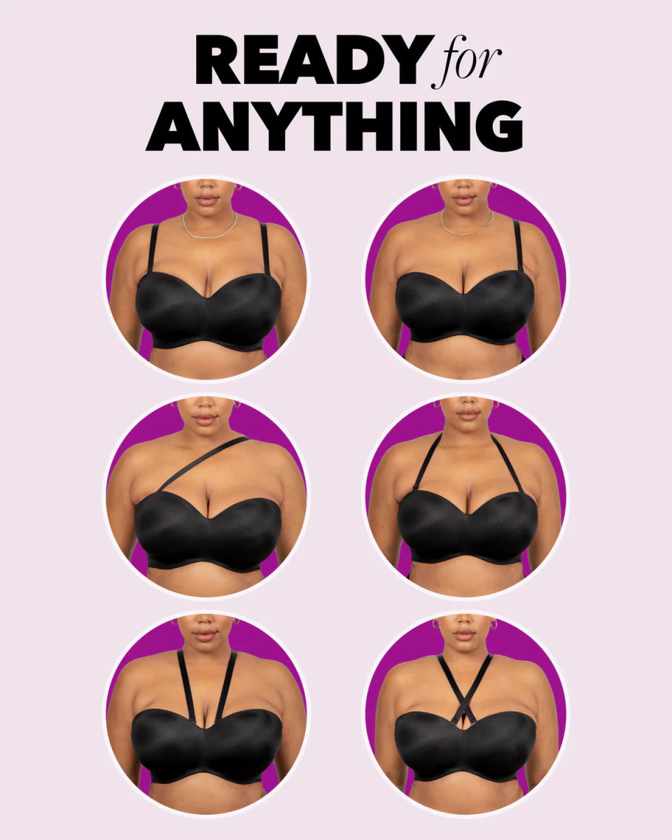 Curvy CoutureSmooth Strapless Multi - Way Bra 1290Bravo Bra Boutique