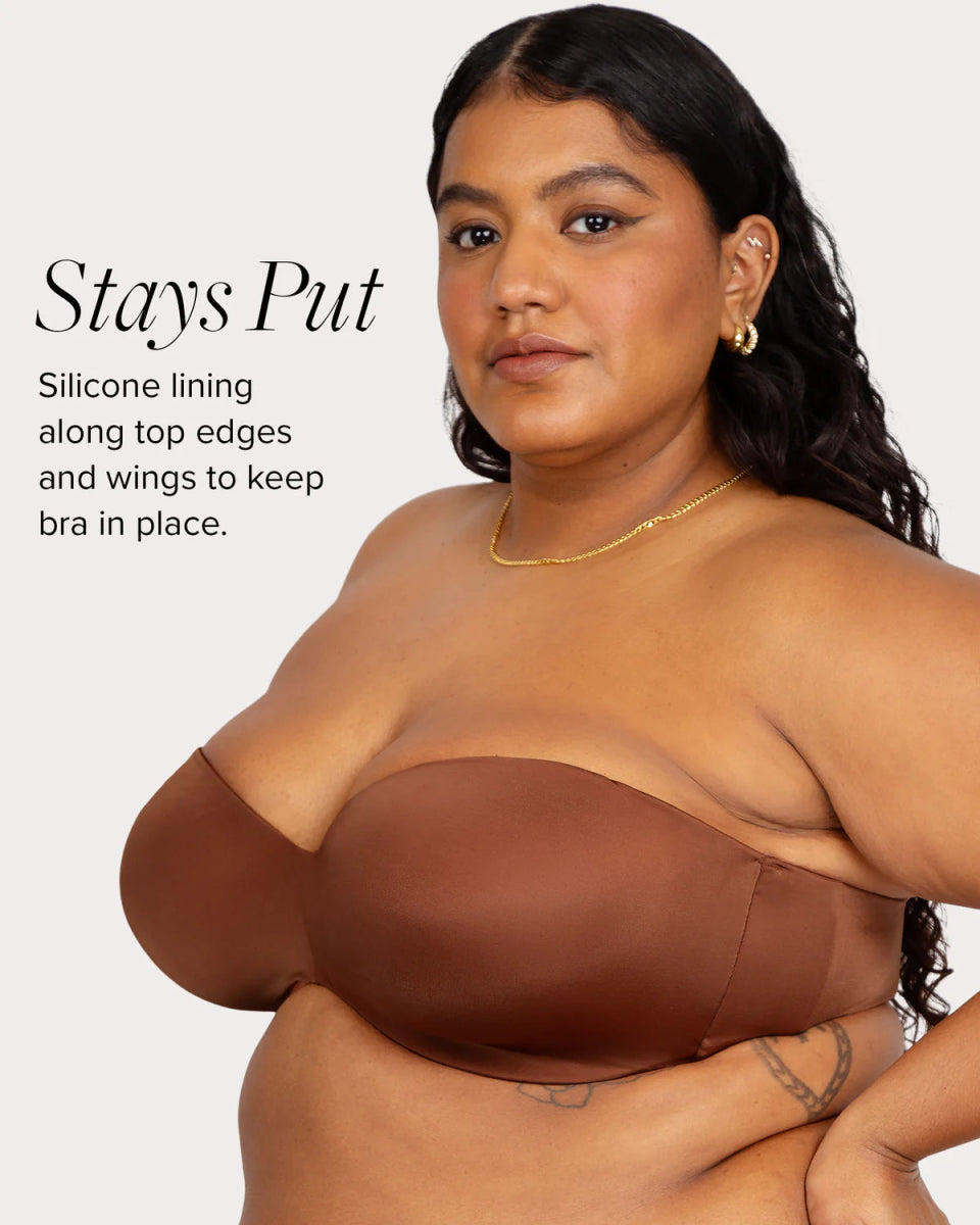 Curvy CoutureSmooth Strapless Multi - Way Bra 1290Bravo Bra Boutique