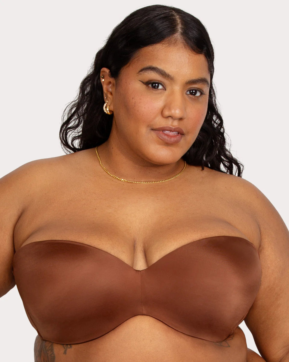 Curvy CoutureSmooth Strapless Multi - Way Bra 1290Bravo Bra Boutique
