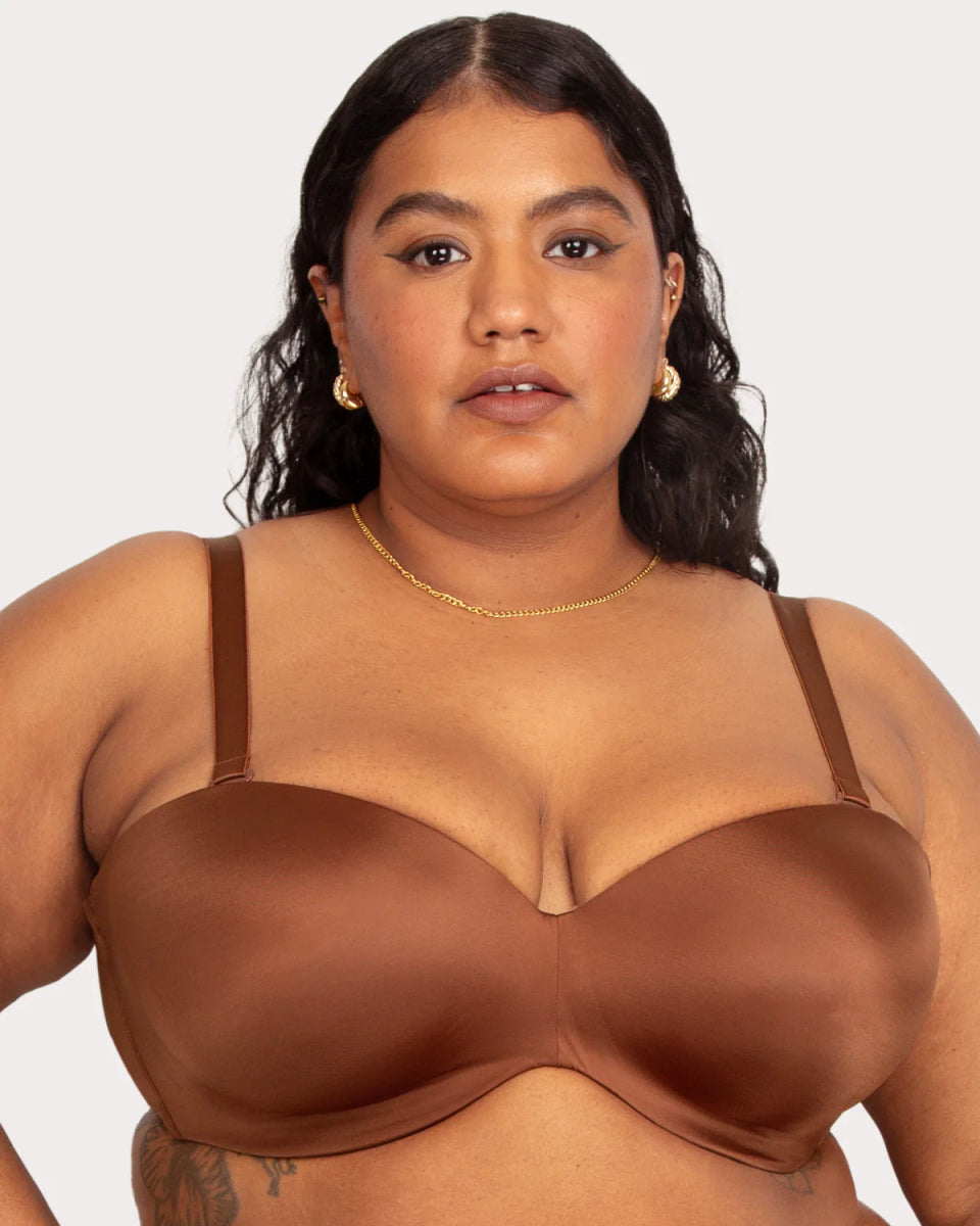 Curvy CoutureSmooth Strapless Multi - Way Bra 1290Bravo Bra Boutique