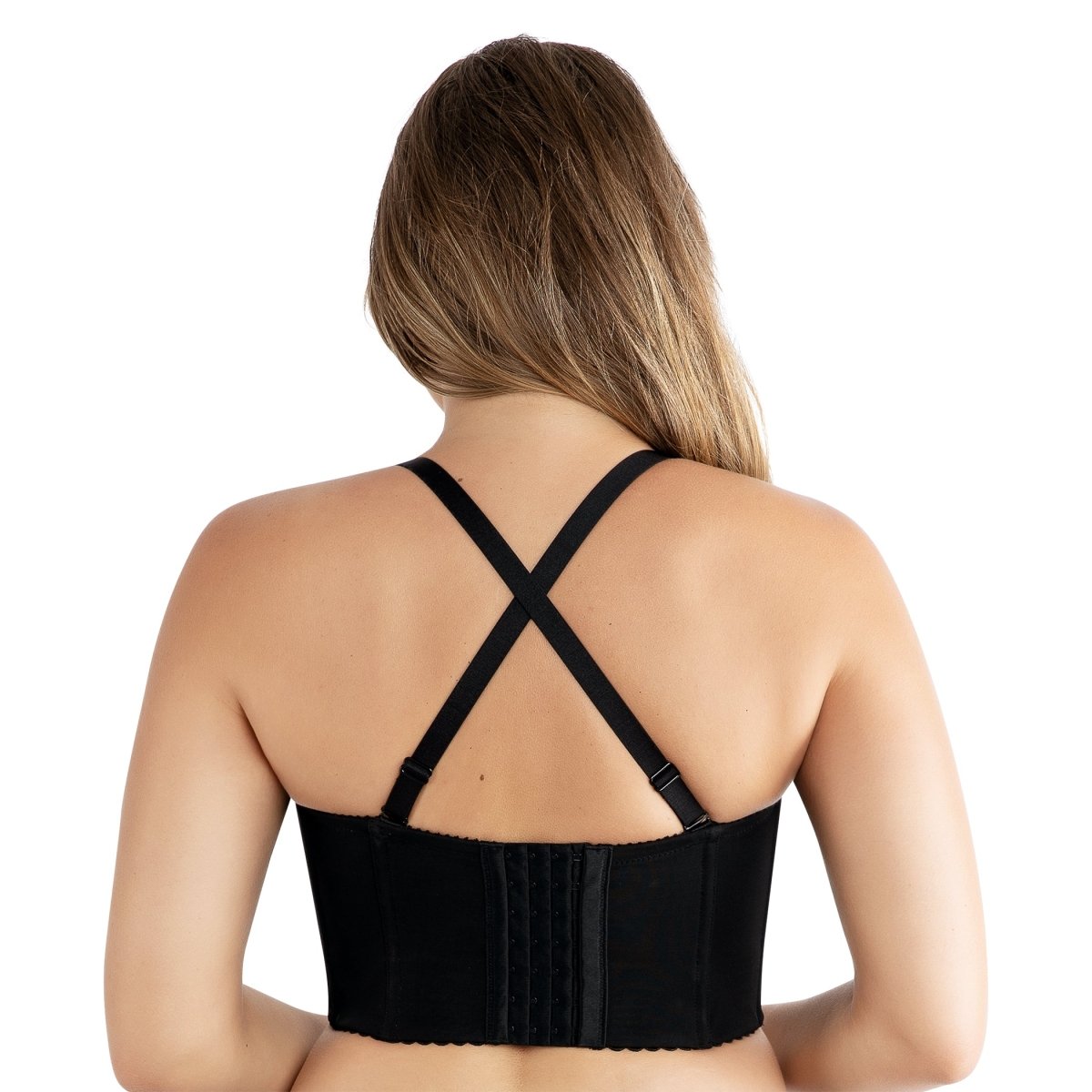ParfaitStevie Longline Strapless Bustier Black P50120Bravo Bra Boutique