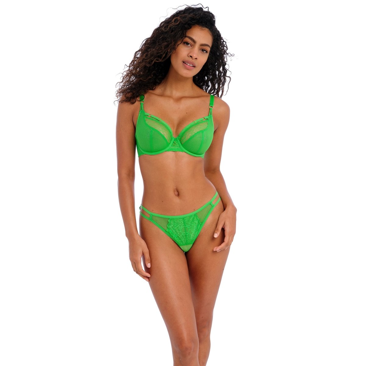 FreyaTemptress Poison Green Brazilian Panty AA400171POGBravo Bra Boutique