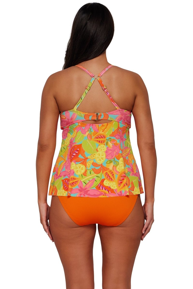 Sunsets EscapeTori Tankini Citrus Grove Sandbar Rib CITRUS955TBravo Bra Boutique