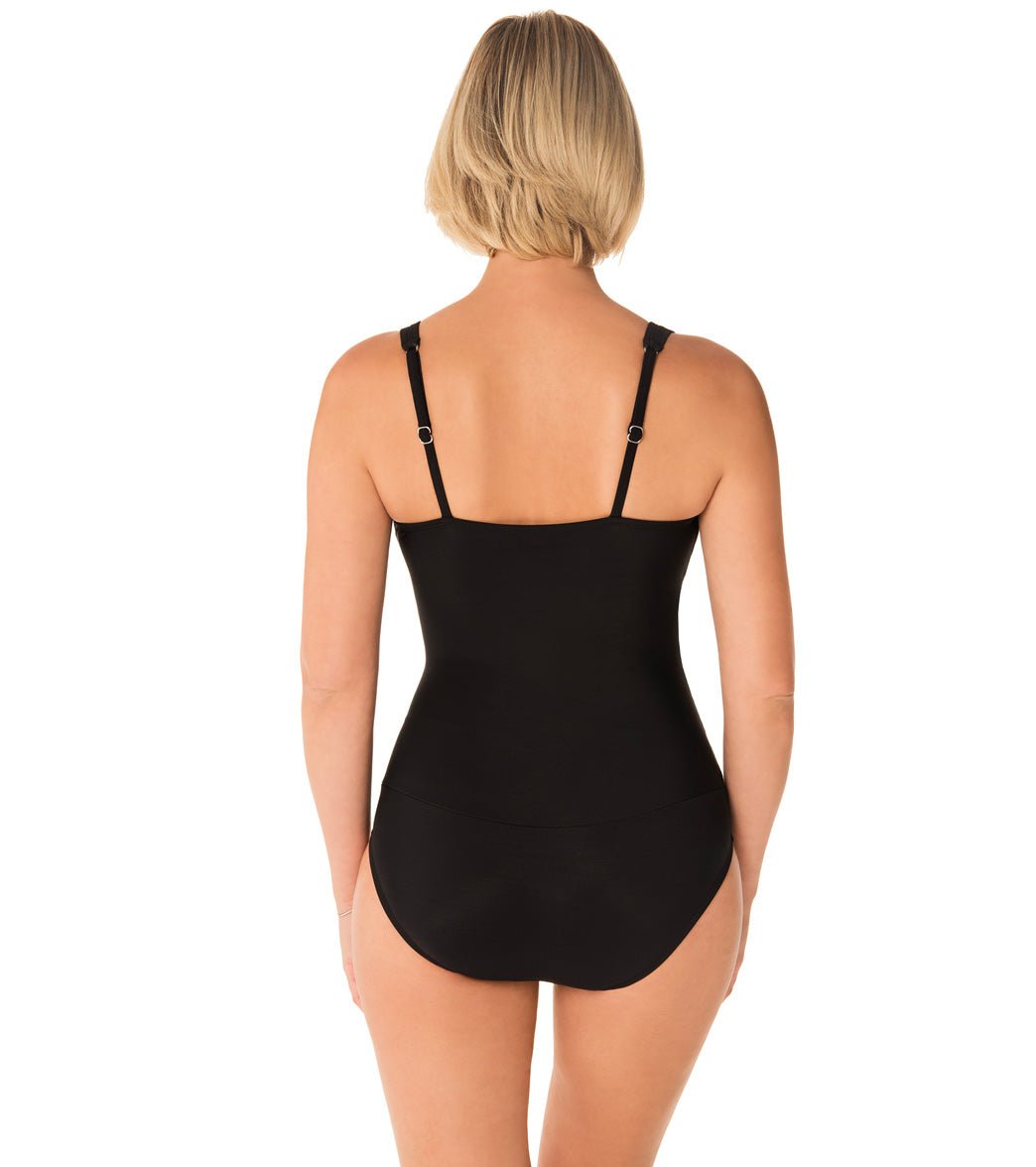 PenbrookeBring Sexy Black One Piece Swimsuit Missy Style- 5529201Bravo Bra Boutique