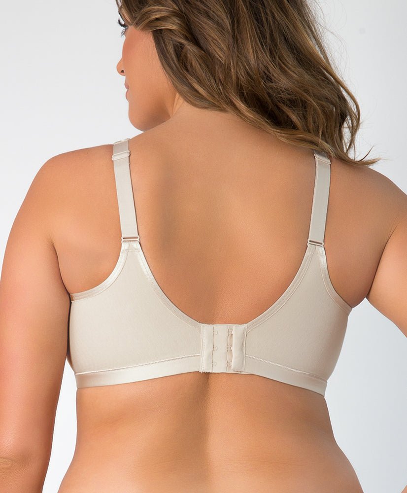 Curvy Couture Cotton Luxe Unlined Wireless Bra 1010