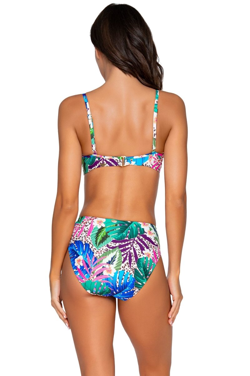 SunsetsIconic Twist Bandeau Bikini Top Island Safari- 55EFGHBravo Bra Boutique