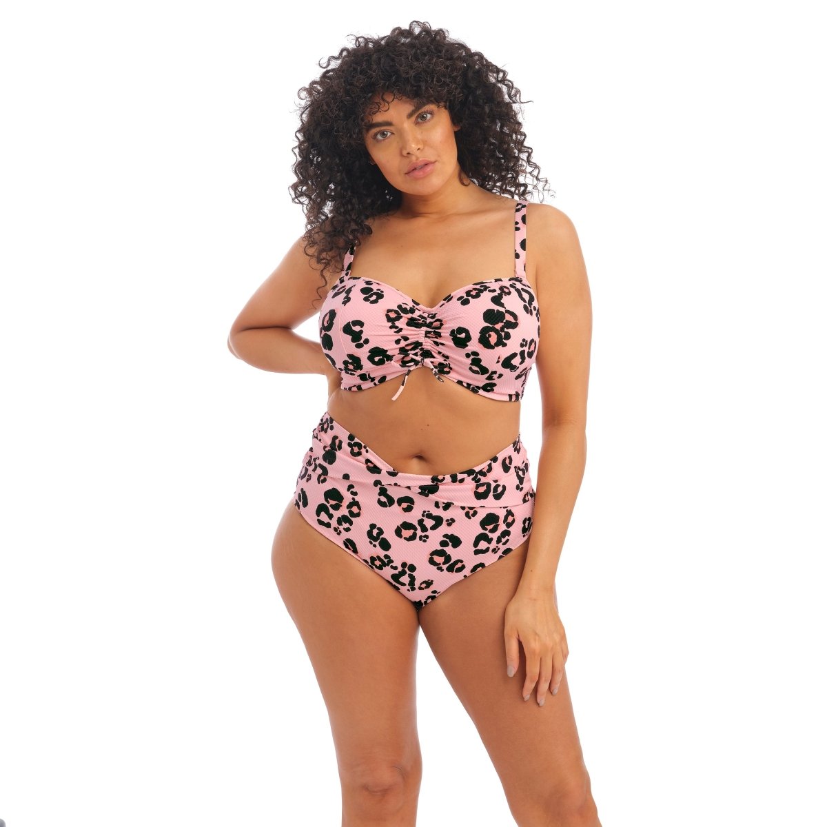 Elomi SwimKambuku Twist Full Bikini Swim Brief Pink- ES800271Bravo Bra Boutique