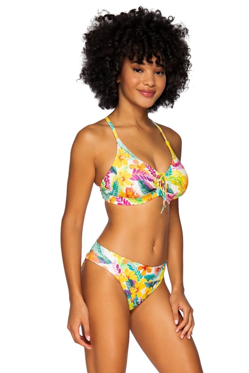 SunsetsKauai Keyhole Bikini Top Tropical Adventure- 54EFGHBravo Bra Boutique