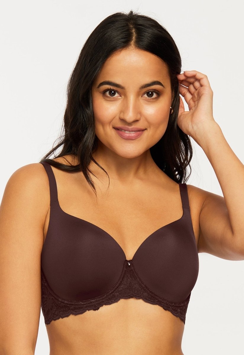 Montelle Pure Plus Full Coverage T-Shirt Bra (More colors available) - 9320  - Pinot
