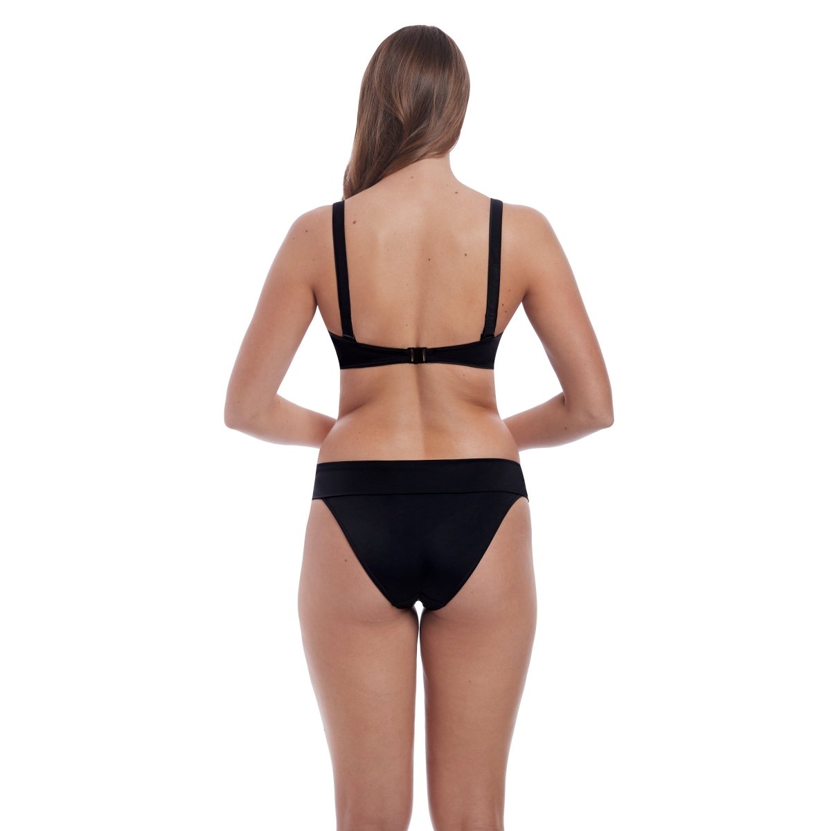 Freya SwimRemix UW Banded Halter Bikini Swim Top Black- AS3955Bravo Bra Boutique