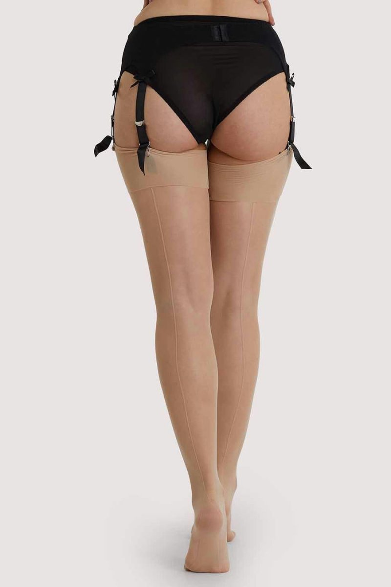 Seamed stockings hotsell and suspenders