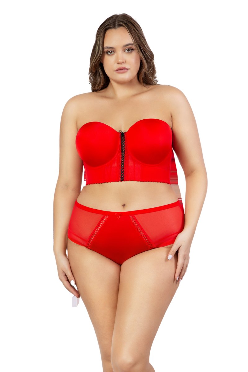 Marc & André LOVE SHINE - Multiway / Strapless bra - red/dark red