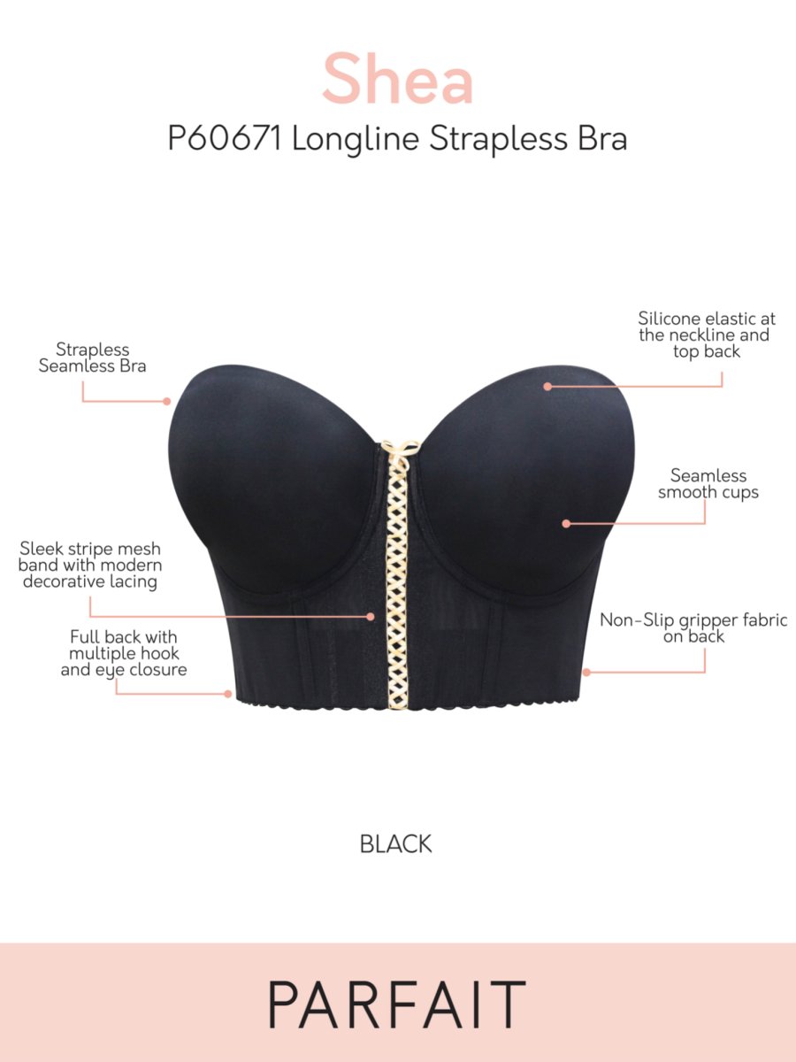 Shea Longline Strapless Bra- P60671 – Bravo Bra Boutique