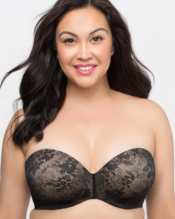 Curvy Couture Sensation Multi Way Push Up-1211 Push Up Strapless Bra-1211 -  JCPenney