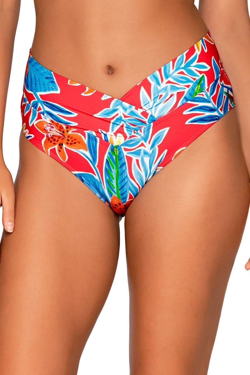 tiger lily swim Summer Lovin V-Front Swim Bottom Tiger Lily- 31B